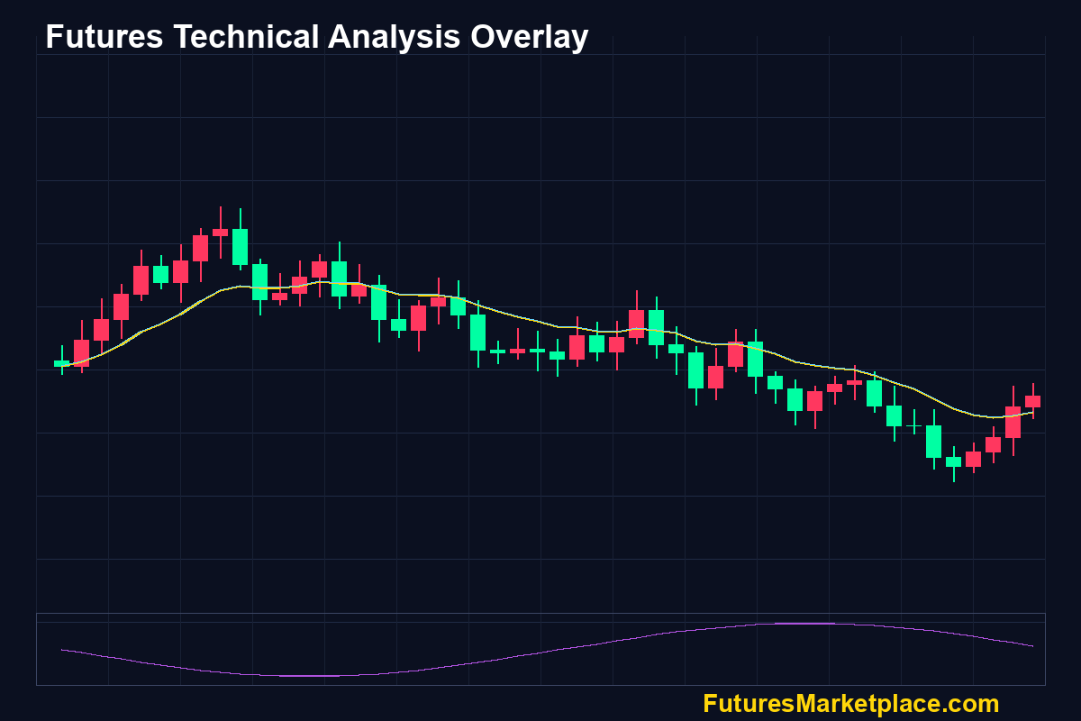 Futures technical analysis overlay chart