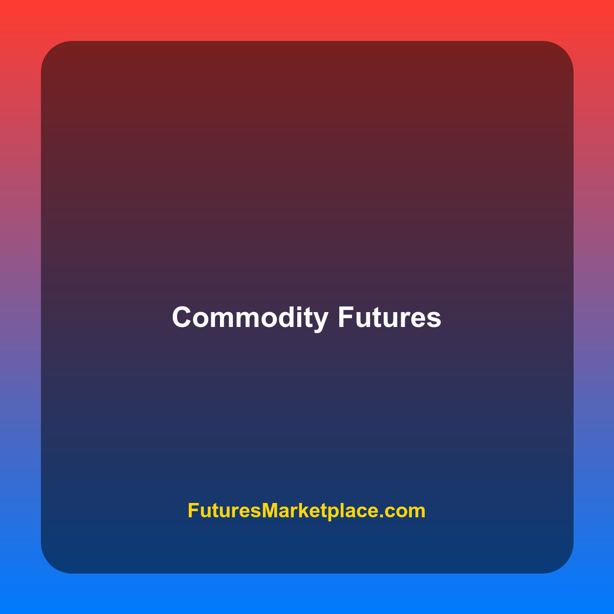 Commodity Futures Marketplace emoji tile — FuturesMarketplace.com
