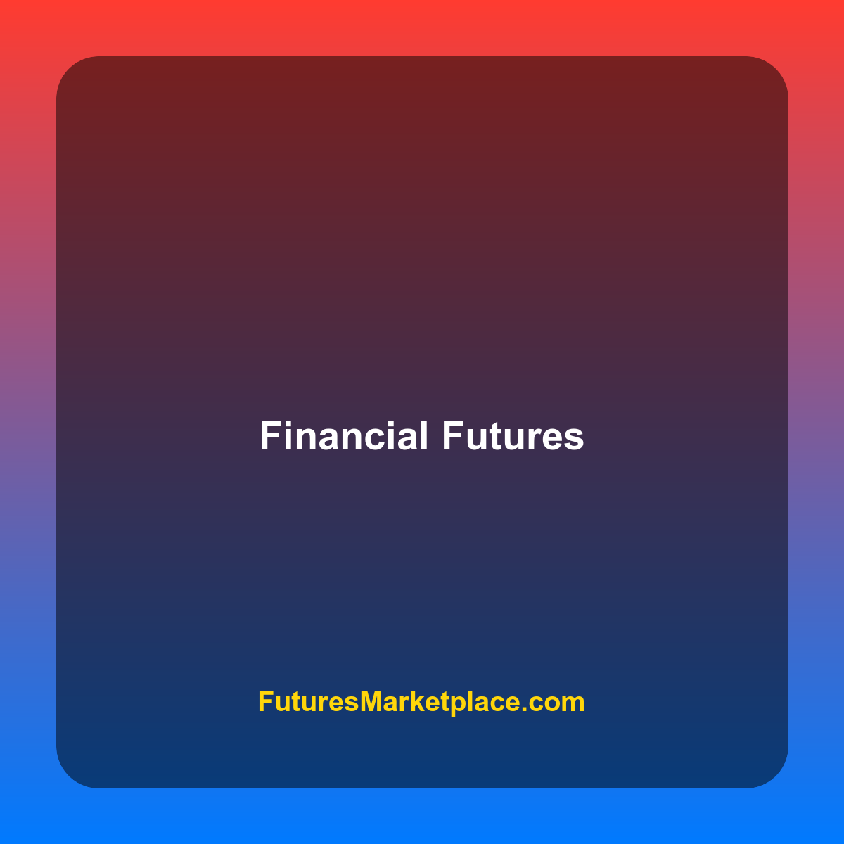 Financial Futures Marketplace emoji tile — FuturesMarketplace.com